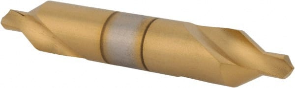 Hertel - #5 Plain Cut 82° Incl Angle High Speed Steel Combo Drill & Countersink - Benchmark Tooling