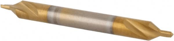 Hertel - #4 Plain Cut 82° Incl Angle High Speed Steel Combo Drill & Countersink - Benchmark Tooling