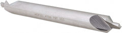 Hertel - #7 Plain Cut 90° Incl Angle High Speed Steel Combo Drill & Countersink - Benchmark Tooling