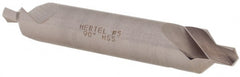 Hertel - #5 Plain Cut 90° Incl Angle High Speed Steel Combo Drill & Countersink - Benchmark Tooling