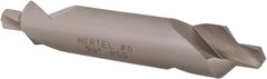 Hertel - #6 Plain Cut 90° Incl Angle High Speed Steel Combo Drill & Countersink - Benchmark Tooling