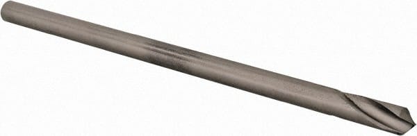 Hertel - 1/4" Body Diam, 90°, 5-1/2" OAL, High Speed Steel Spotting Drill - Benchmark Tooling