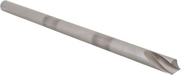 Hertel - 3/8" Body Diam, 90°, 6-3/4" OAL, High Speed Steel Spotting Drill - Benchmark Tooling