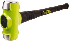 Wilton - 12 Lb Head, 30" Long Sledge Hammer - Steel Head, Steel Handle with Grip - Benchmark Tooling