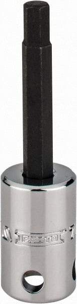Proto - 3/8" Drive, 7/32" Hex Bit Socket - 2-23/32" OAL, 1-5/8" Bit Length, Tethered - Benchmark Tooling