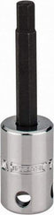 Proto - 3/8" Drive, 7/32" Hex Bit Socket - 2-23/32" OAL, 1-5/8" Bit Length, Tethered - Benchmark Tooling