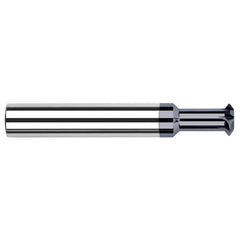 Harvey Tool - 3/8° 3/8" Cut Diam, 0.084" Cut Width, 3/8" Shank, Solid Carbide Double-Angle Cutter - Exact Industrial Supply