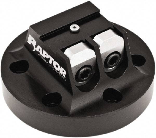 Raptor Workholding - 3/4" Jaw Width, 2" High x 4.33" Wide Dovetail Vise - For Use with 4 & 5 Axis Workholding Systems - Benchmark Tooling