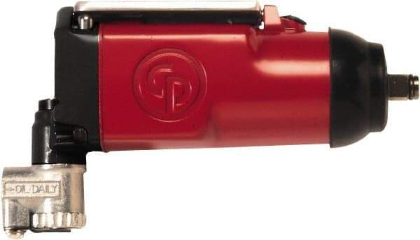 Chicago Pneumatic - 3/8" Drive, 9,500 RPM, 90 Ft/Lb Torque Impact Wrench - Butterfly Handle, 1,400 IPM, 13 CFM, 90 psi, 1/4" NPT Inlet - Benchmark Tooling