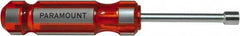 Paramount - 7mm Solid Shaft Nutdriver - Color Coded Handle, 7-1/8" OAL - Benchmark Tooling