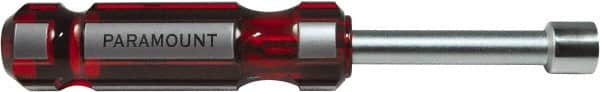 Paramount - 1/2" Solid Shaft Nutdriver - Color Coded Handle, 7-1/8" OAL - Benchmark Tooling