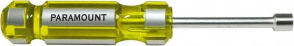 Paramount - 5/16" Solid Shaft Nutdriver - Color Coded Handle, 7-1/8" OAL - Benchmark Tooling