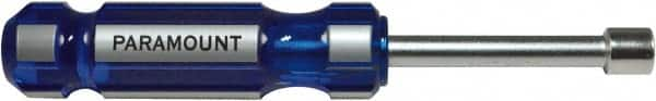 Paramount - 10mm Solid Shaft Nutdriver - Color Coded Handle, 7-1/8" OAL - Benchmark Tooling