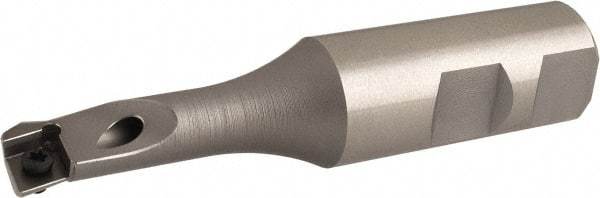 Hertel - 9.75mm Min Bore Diam, 75mm OAL, 16mm Shank Diam, Indexable Boring Bar - 30mm Max Bore Depth - Benchmark Tooling