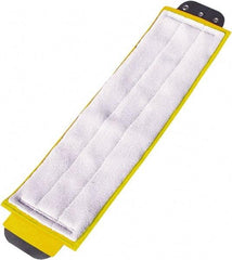 Unger - 1" Yellow Head Band, Large Microfiber Loop End Mop Pad - 4 Ply, Quick Change Connection, Use for General Purpose - Benchmark Tooling