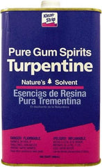 Klean-Strip - 1 Qt Turpentine - 859 gL VOC Content, Comes in Metal Can - Benchmark Tooling
