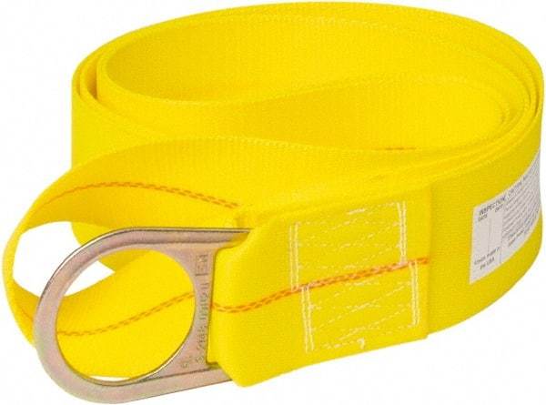 PRO-SAFE - 3' Long, D-Ring Anchor Sling - Polyester - Benchmark Tooling