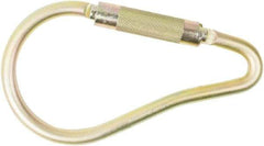 PRO-SAFE - 5,000 Lb. Capacity Locking Carabiner - 2 Inch, Autolocking Gate, Steel - Benchmark Tooling