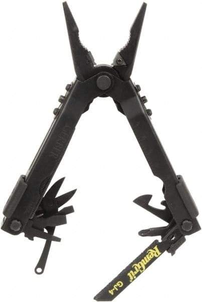 Gerber - 11 Tool Bladeless Multi-Tool - 9-1/4" OAL, 5-3/64" Closed Length - Benchmark Tooling