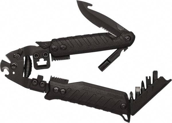 Gerber - 13 Piece, Cable/Communications Multi-Tool Set - Black, 7-1/2" OAL - Benchmark Tooling