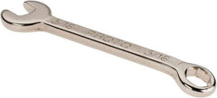 Proto - 5/16" 6 Point Combination Wrench - 3-7/16" OAL, Steel, Nickel Finish - Benchmark Tooling