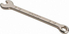 Proto - 3/16" 6 Point Combination Wrench - 3-1/32" OAL, Steel, Nickel Finish - Benchmark Tooling