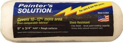 Wooster Brush - 3/4" Nap, 9" Wide Paint Roller Cover - Rough Texture, Woven - Benchmark Tooling