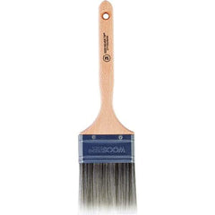 Wooster Brush - 3" Flat Synthetic Sash Brush - 2-15/16" Bristle Length, 7.44" Wood Fluted Handle - Benchmark Tooling