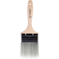 Wooster Brush - 3" Flat Synthetic Varnish Brush - 2-15/16" Bristle Length, 5.81" Wood Beavertail Handle - Benchmark Tooling