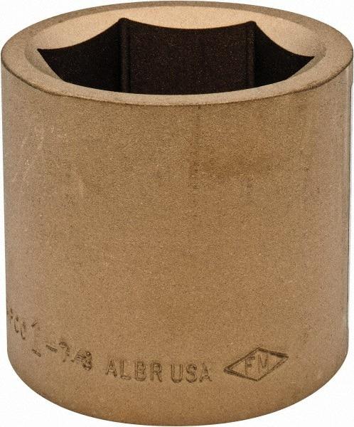 Ampco - 1-7/8", 3/4" Drive, Standard Hand Socket - 6 Points, 2-9/16" OAL, Aluminum Bronze - Benchmark Tooling