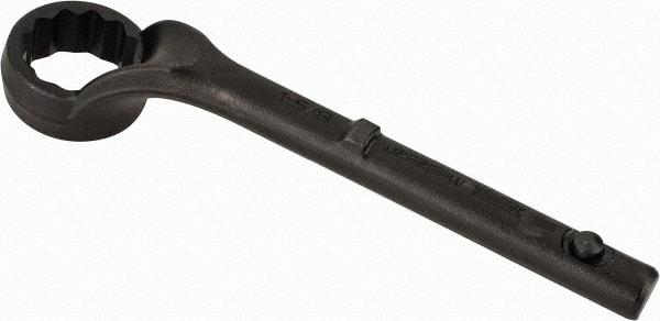 Proto - 1-5/8" 12 Point Pull Wrench - Single End, 10-15/16" OAL, Steel, Black Finish - Benchmark Tooling