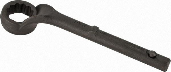 Proto - 1-1/2" 12 Point Pull Wrench - Single End, 10-15/16" OAL, Steel, Black Finish - Benchmark Tooling