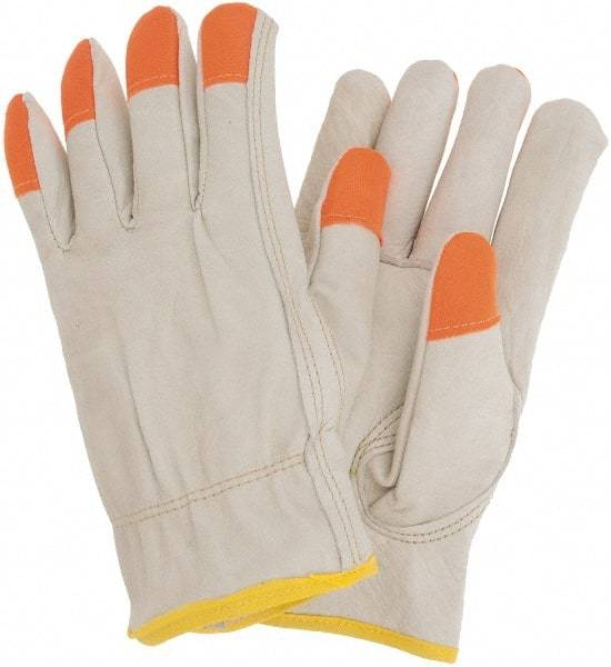 MCR Safety - Size 2XL General Protection Work Gloves - For Work & Driver, Uncoated, Natural, Paired - Benchmark Tooling