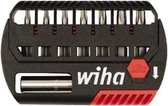 Wiha - 8 Piece, Bit Set - 5/32 to 1/4", 4 to 6mm Hex, Hex Point - Benchmark Tooling