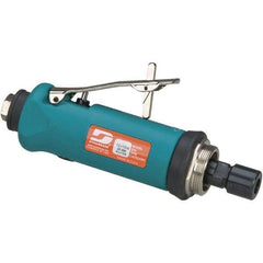 Dynabrade - 1/4 Inch Collet, 0.7 hp, 20,000 RPM Compact Router Motor - 1/4 NPT Inlet, 90 psi Air Pressure, 38 CFM - Benchmark Tooling