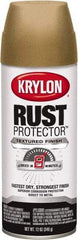 Krylon - Khaki (Color), 12 oz Net Fill, Textured, Rust Proof Enamel Spray Paint - 25 Sq Ft per Can, 12 oz Container - Benchmark Tooling