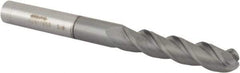 Accupro - 3/8" Diam, 1-3/4" LOC, 3 Flute Solid Carbide Ball End Mill - nACRo Finish, Single End, 4" OAL, 3/8" Shank Diam, Spiral Flute - Benchmark Tooling