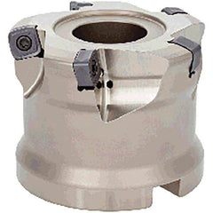 Tungaloy - 50mm Cut Diam, 22mm Arbor Hole, Indexable High-Feed Face Mill - Benchmark Tooling