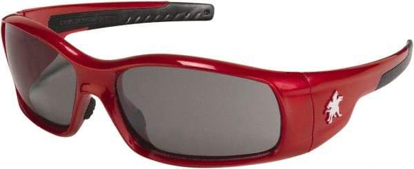 MCR Safety - Gray Lenses, Framed Safety Glasses - Anti-Fog, Scratch Resistant, Size Universal, Wrap Around - Benchmark Tooling