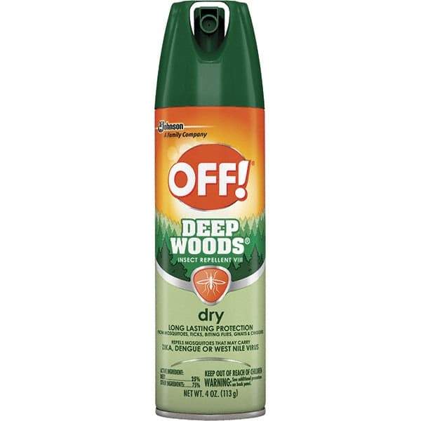 OFF! - 4 oz 25% DEET Aerosol Spray - For Mosquitoes, Ticks, Biting Flies, Gnats, Chiggers - Benchmark Tooling