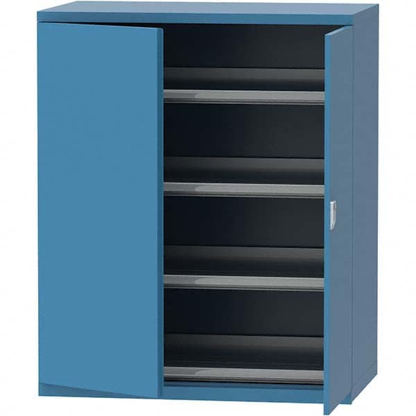 LISTA - 159 Compartment Bright Blue Steel Modular Storage Cabinet - Benchmark Tooling