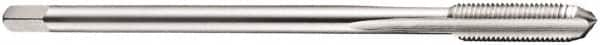 DORMER - M45x2.00 Metric Fine 6H 6 Flute Bright Finish Cobalt Straight Flute Machine Tap - Bottoming, Right Hand Thread, 180mm OAL, 32mm Thread Length, Oversize - Benchmark Tooling