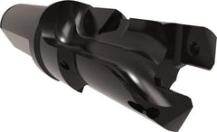 Allied Machine and Engineering - 24 to 26mm Diam, Straight Shank, 25.4mm Body Shank Diam, Combo Chamfer and Countersink Drill - TCMT 110204 Insert, 121.84mm OAL - Benchmark Tooling