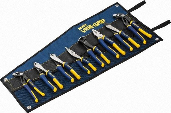 Irwin - 8 Piece Plier Set - Comes in Tool Roll - Benchmark Tooling