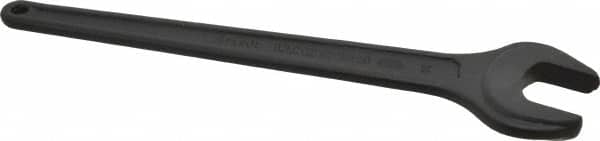 Facom - 36mm Standard Service Open End Wrench - 12-13/32" OAL, Single End, Black Finish, 15° Head Angle - Benchmark Tooling
