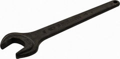 Facom - 46mm Standard Service Open End Wrench - 15-9/16" OAL, Single End, Black Finish, 15° Head Angle - Benchmark Tooling