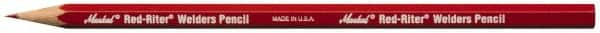 Markal - Red Welders Pencil - Sharpen with Pencil Sharpener Tip - Benchmark Tooling