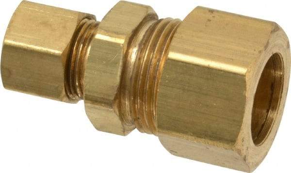 Parker - 5/8 x 3/8" OD, Brass Reducer - -65 to 250°F, Comp x Comp Ends - Benchmark Tooling
