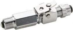 Parker - 1/4" OD, Single End Shutoff Pipe - 150 Max Working psi, 0 to 150°F, - Benchmark Tooling
