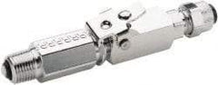 Parker - 3/8" OD, Double End Shutoff Pipe - 150 Max Working psi, 0 to 150°F, - Benchmark Tooling